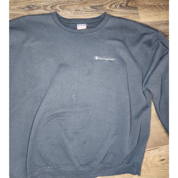 Vtg 90s Champion Faded Sweatshirt XL Hip Hop Grunge Track Gym Sport Athletic USA - Picture 7 of 16